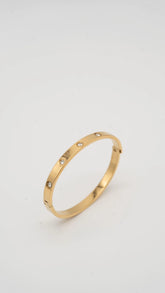 Lustre Gold Bangle
